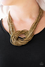 Knotted Knockout - Brass - Patricia's Passions Jewelry Boutique