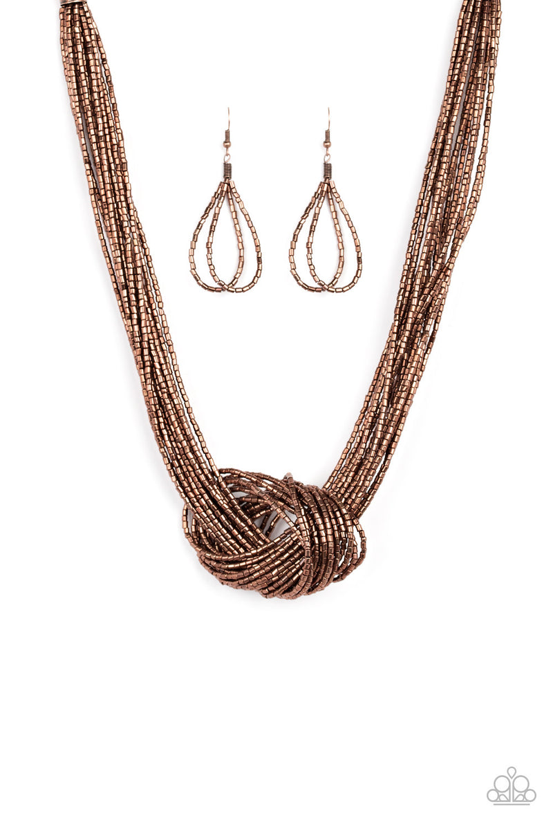 Knotted Knockout - Copper - Patricia's Passions Jewelry Boutique