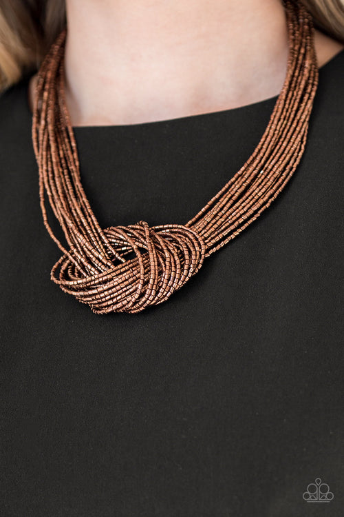 Knotted Knockout - Copper - Patricia's Passions Jewelry Boutique