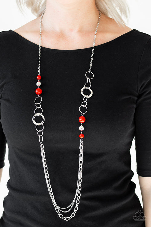 Modern Motley - Red - Patricia's Passions Jewelry Boutique