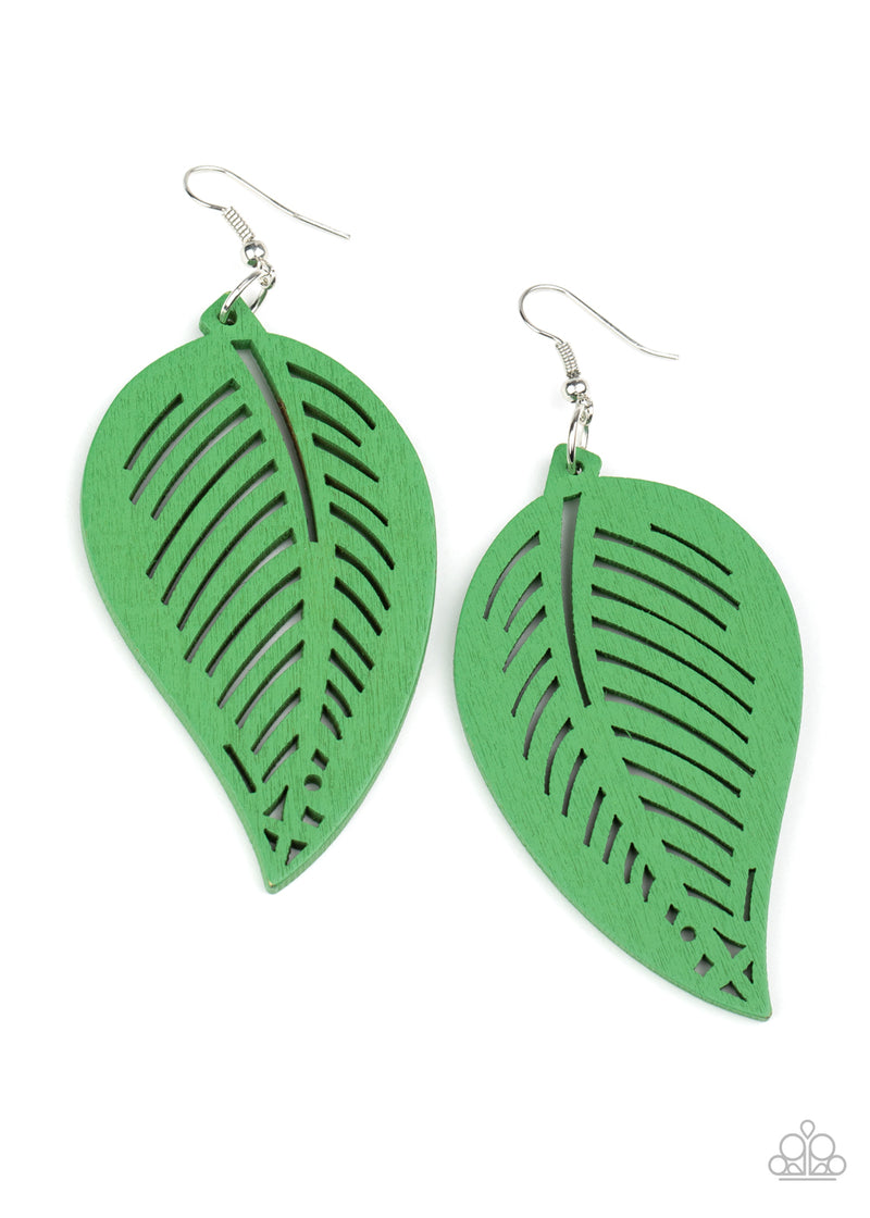 Tropical Foliage - Green - Patricia's Passions Jewelry Boutique