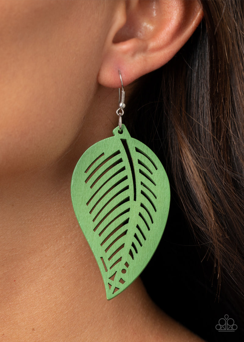 Tropical Foliage - Green - Patricia's Passions Jewelry Boutique