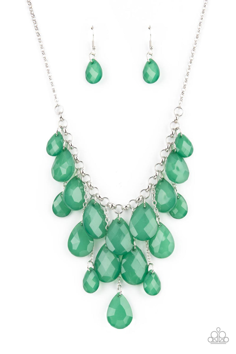 Front Row Flamboyance - Green - Patricia's Passions Jewelry Boutique