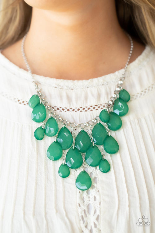 Front Row Flamboyance - Green - Patricia's Passions Jewelry Boutique