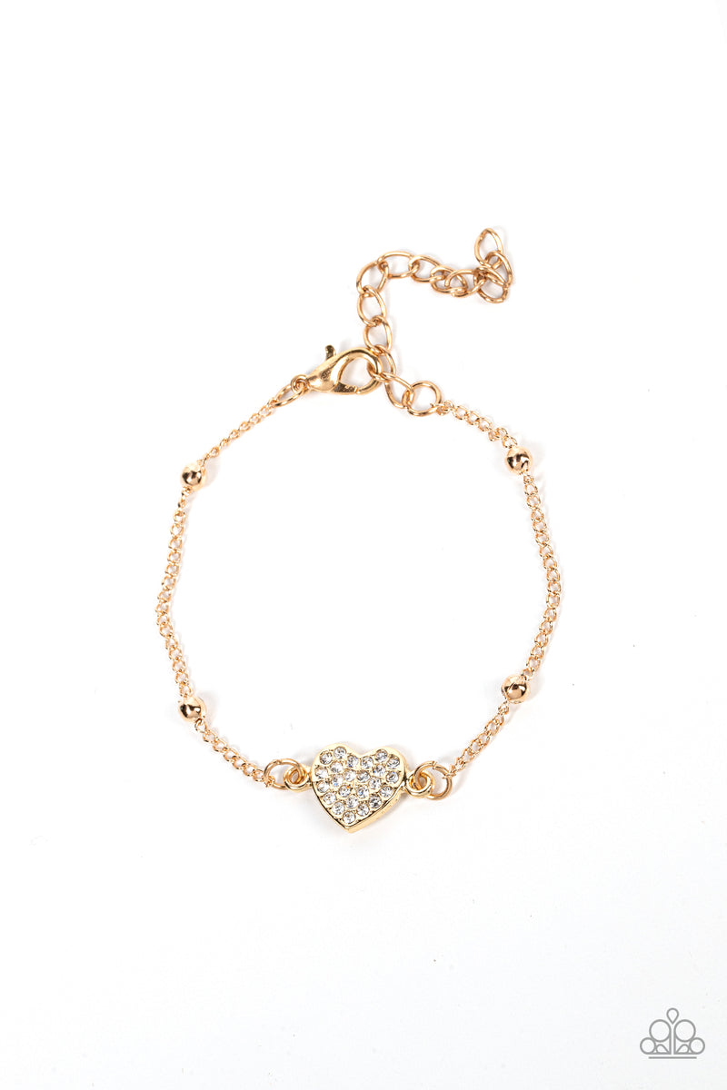 Heartachingly Adorable - Gold - Patricia's Passions Jewelry Boutique