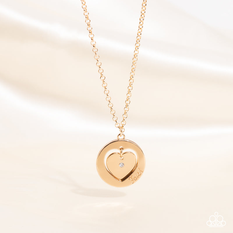 Heart Full of Faith - Gold - Patricia's Passions Jewelry Boutique