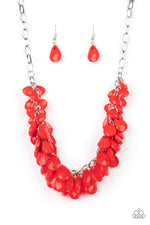 Colorfully Clustersd - Red - Patricia's Passions Jewelry Boutique