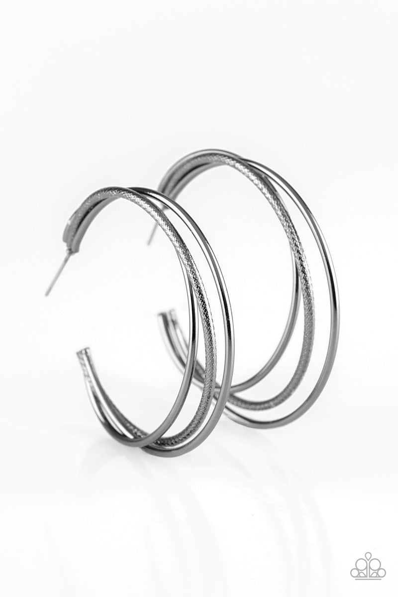 Jumpin Through Hoops - Black - Patricia's Passions Jewelry Boutique
