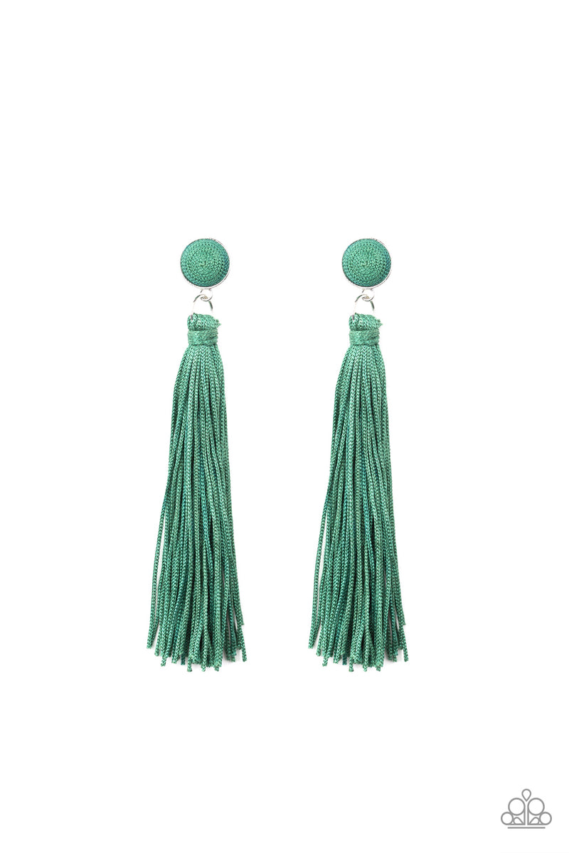 Tightrope Tassel - Green - Patricia's Passions Jewelry Boutique